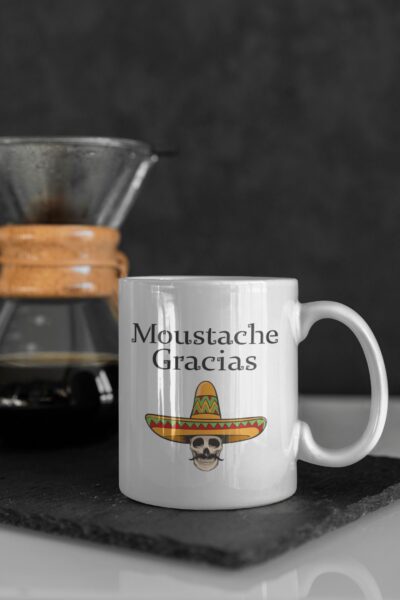 mug moustache gracias