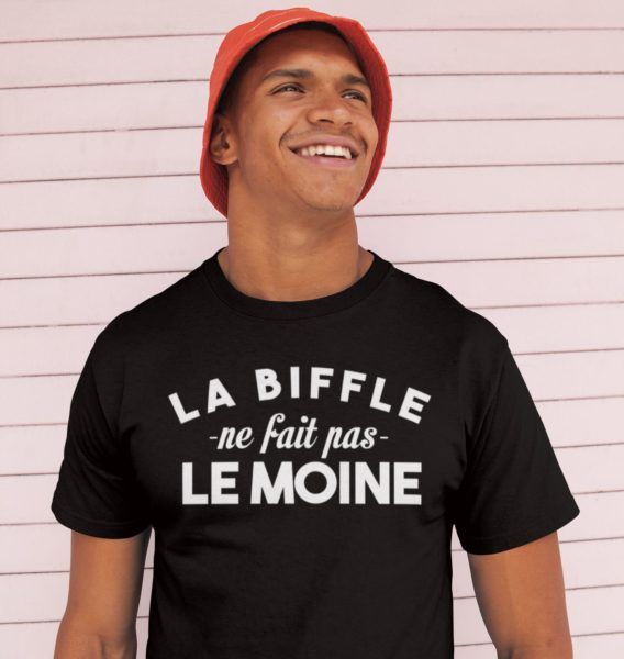 Débardeur Humour "La Bifle Ne Fait Pas Le Moine" - Cadeau Marrant, Beauf - Coupe Classique Légère