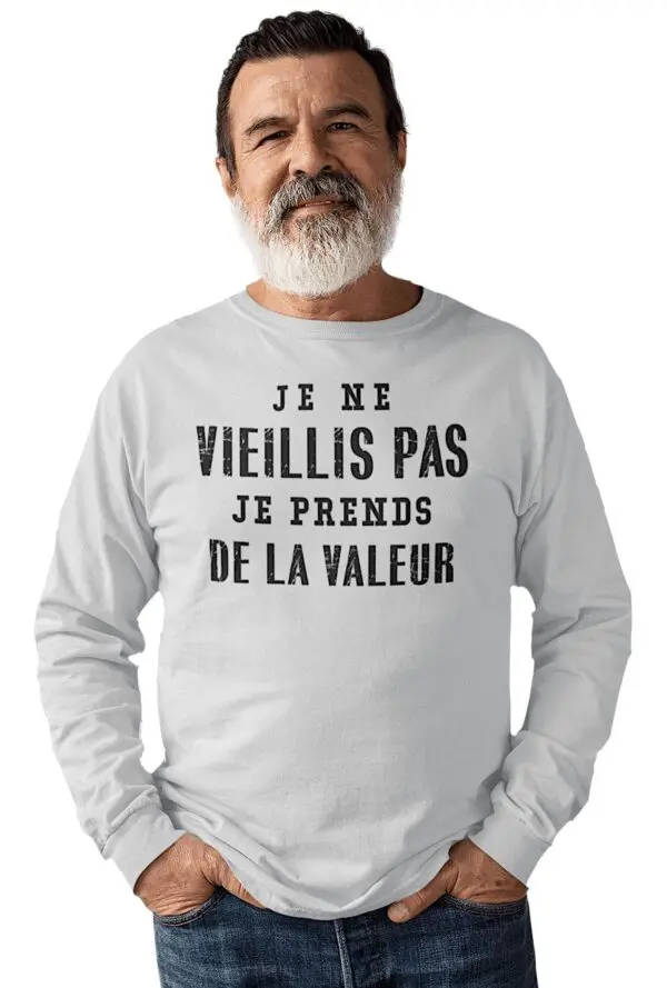 Sweat Je prends de la valeur - Unisexe