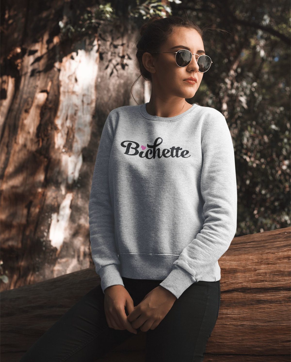 Sweat Crewneck Bichette - Col Rond, Manches Longues - Coupe Décontractée
