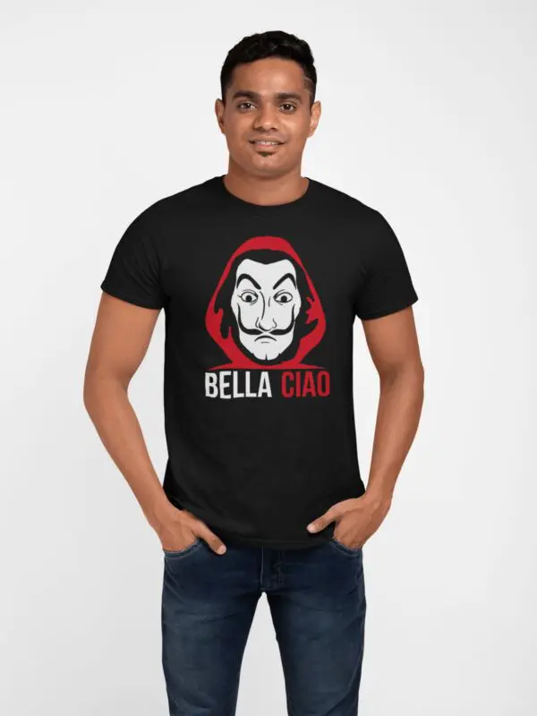 t shirt casa de papel bella ciao homme