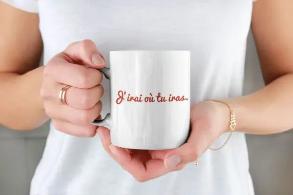 mug celine dion j'irai ou tu ira