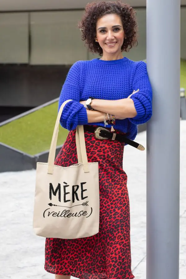 sac tote bag mere veilleuse