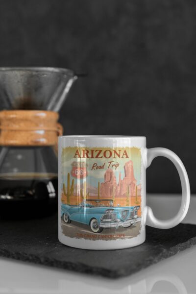 mug vintage arizona route 66