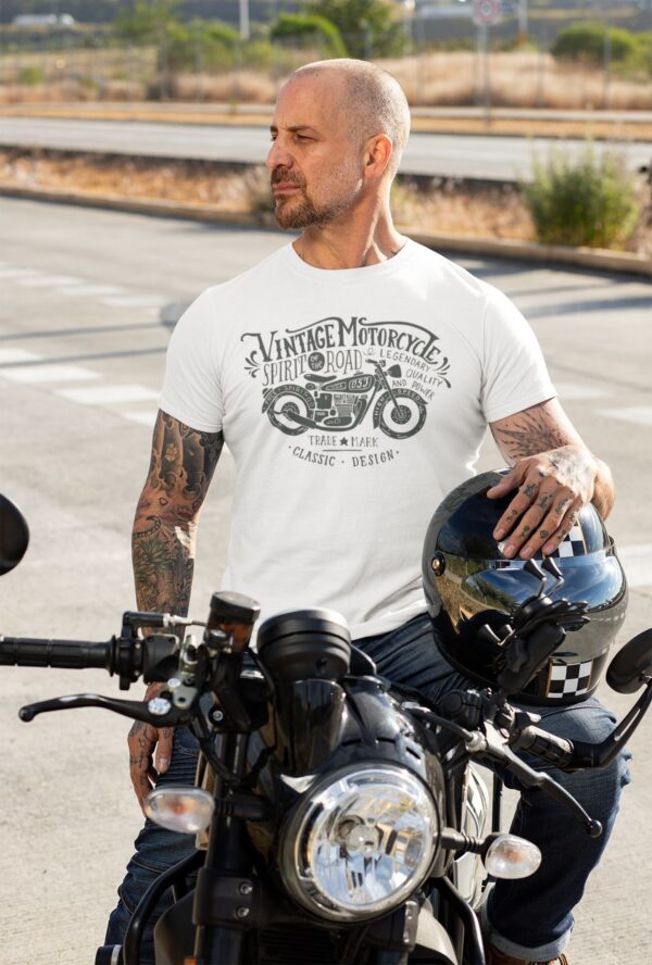 t shirt vintage motard