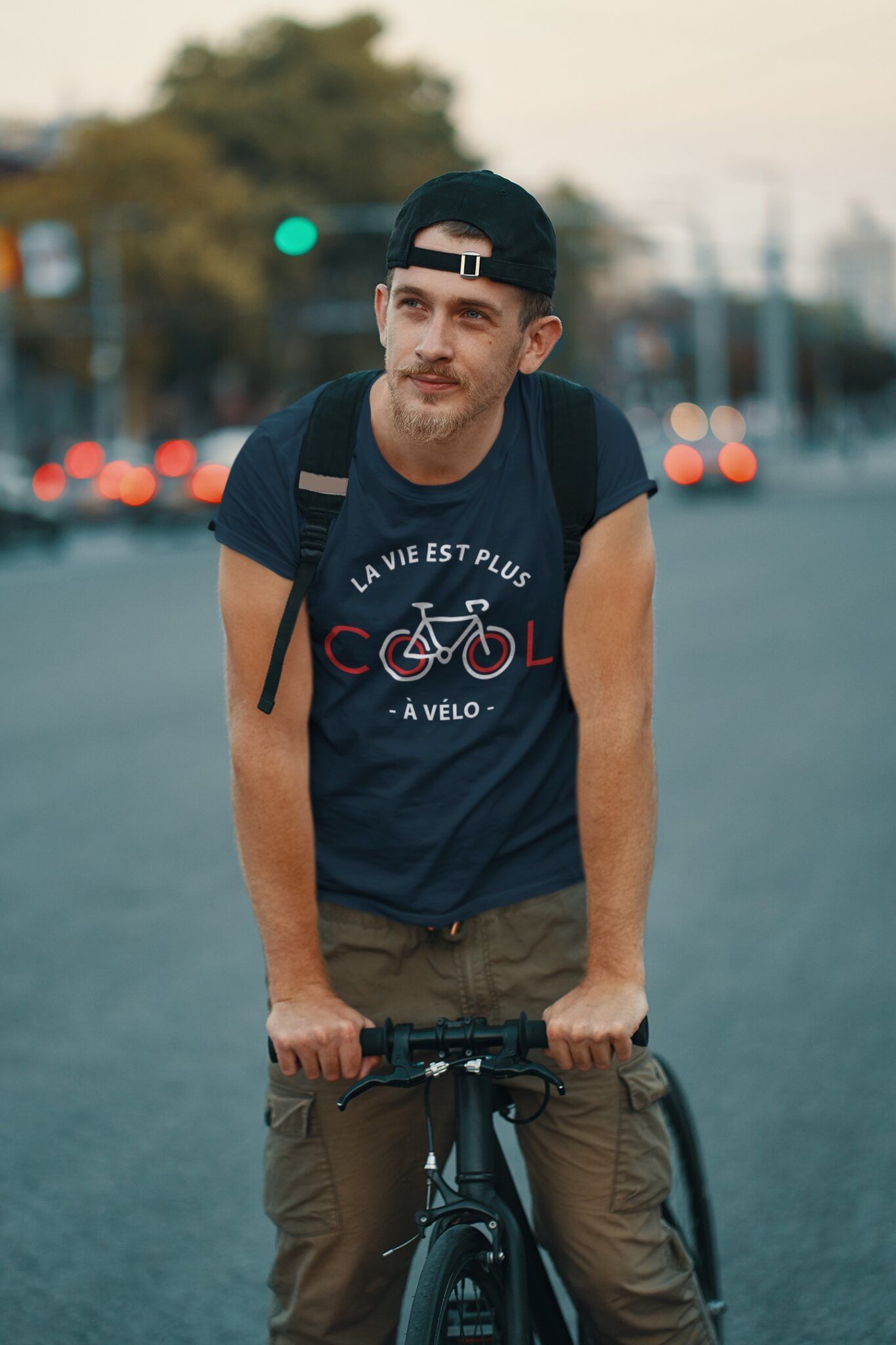 T-shirt Cyclisme Homme Real Rear Engine - 100% Coton, Coupe Classique, Design Vélo, Taille L