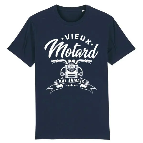 Neverless Herren T-Shirt Biker Motorrad Motiv Freedom Is A Full Tank Skull Totenkopf Slim Fit Navy XS