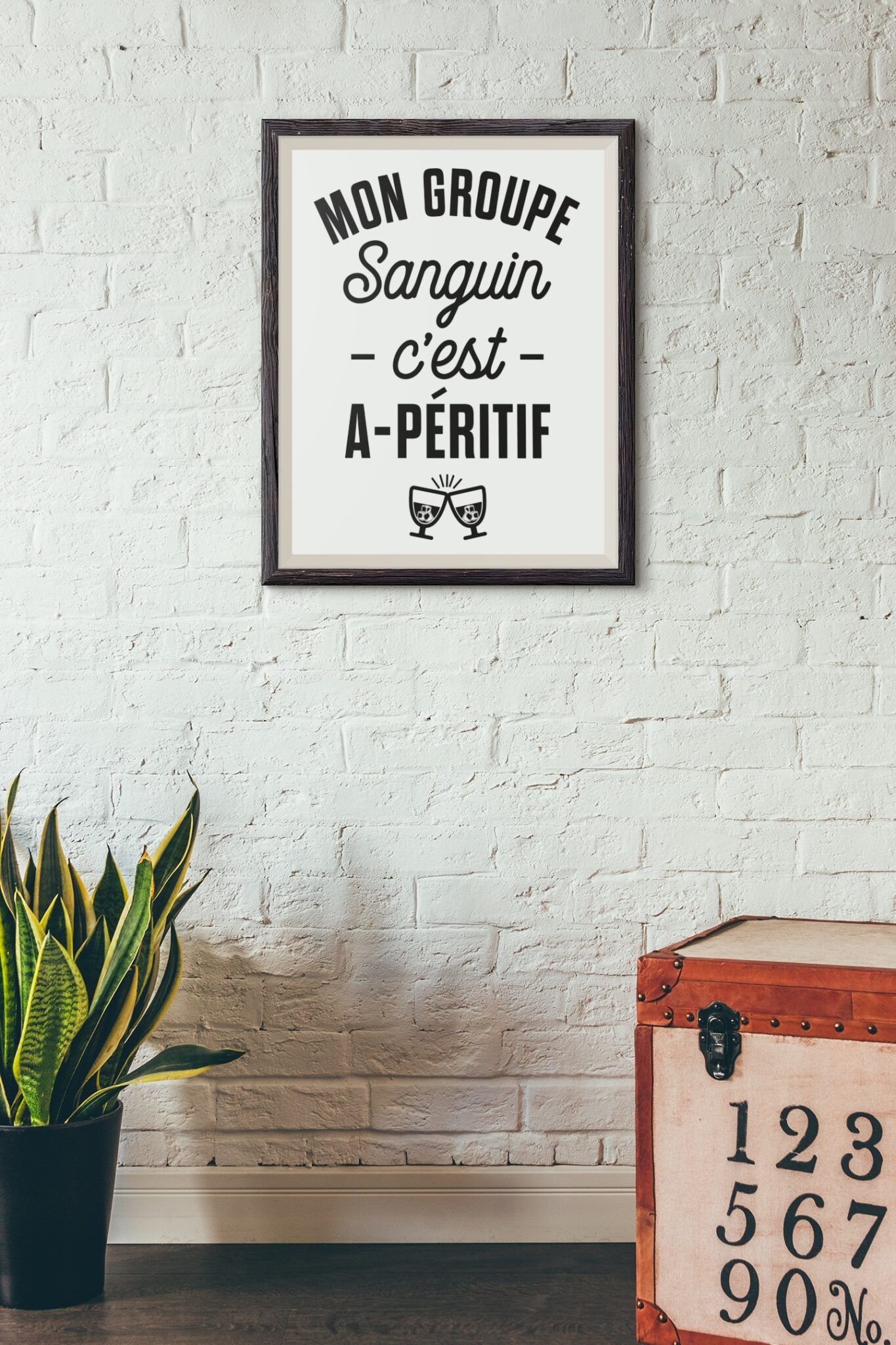 Sweat à Capuche "Mon Groupe Sanguin C'est O+ Ricard" - Cadeau Apéro Pastis Humour