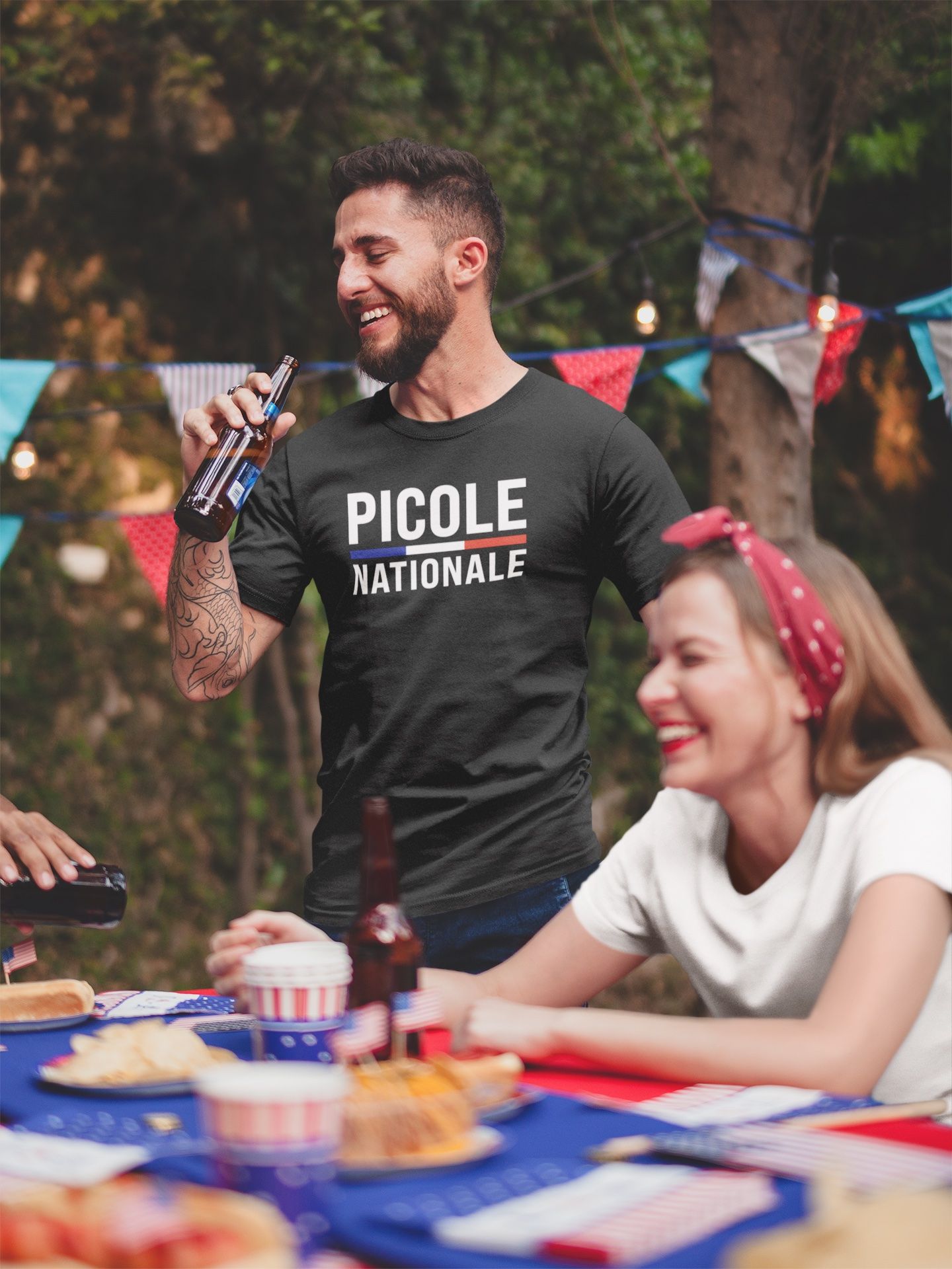 T Shirt Picole Nationale - Pour Homme T Shirt Picole Nationale - Pour Homme