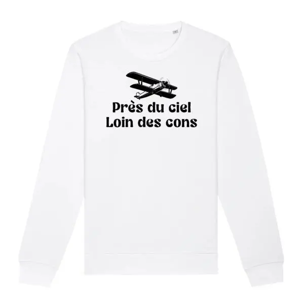 Sweat à Capuche 'Près Des Moutons Loin Des Cons' - Humour Mouton, Cadeau Drôle Et Original