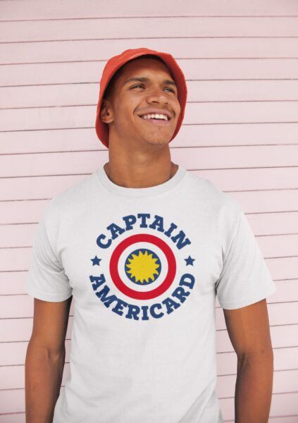 T shirt Captain Americard pour homme