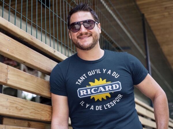 T shirt Tant qu'il y a du Ricard pour homme
