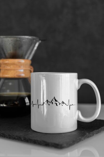 Tasse Montagne heart beat