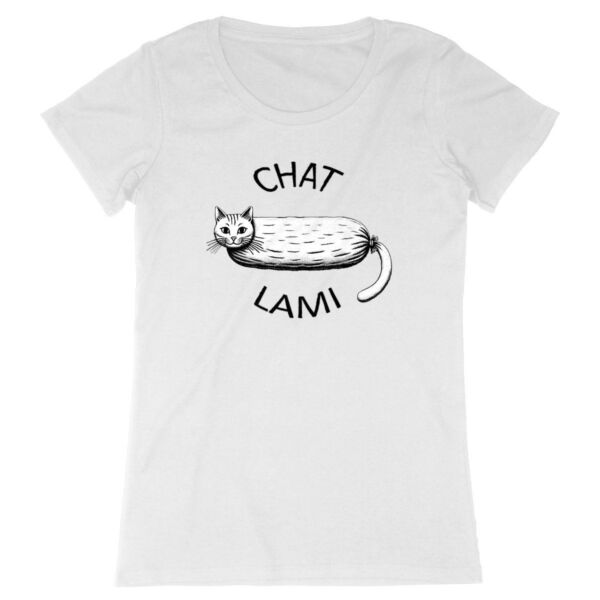 Tee Shirt Chat-lami - Pour Femme