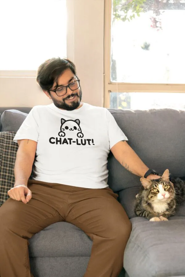 T shirt Chat-lut pour homme