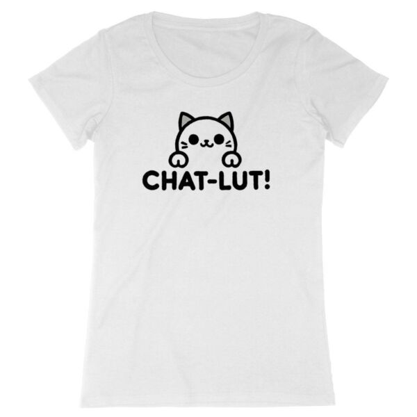 Tee Shirt Chat-lut - Pour Femme