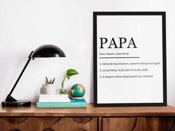 Poster papa définition