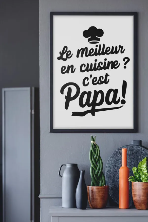 Poster Le meilleur en cuisine