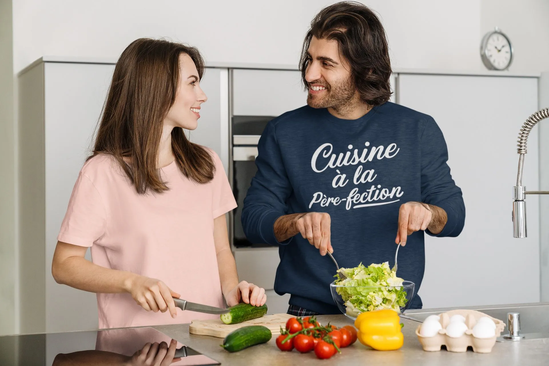 Sweat Cuisine à la père-fection - Unisexe Sweat Cuisine à la père-fection - Unisexe