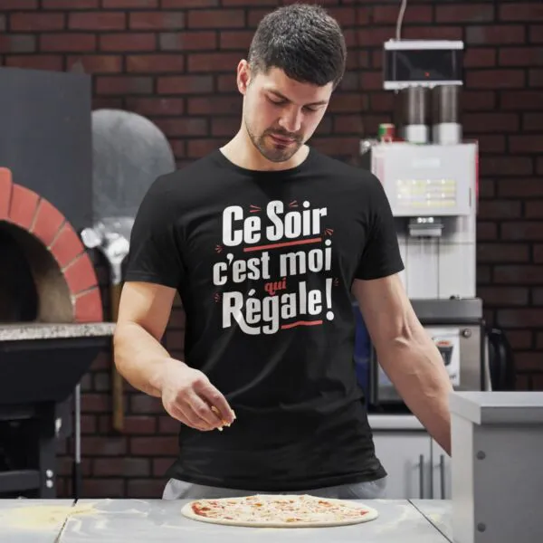T Shirt C'est moi qui régale - Pour Homme T Shirt C'est moi qui régale - Pour Homme