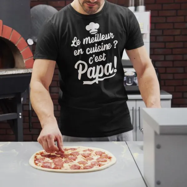 T shirt Le meilleur en cuisine pour homme