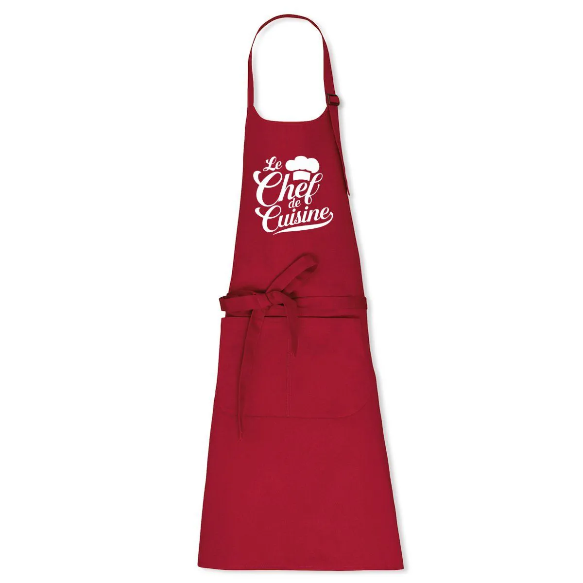 Tablier cuisine homme Le chef de cuisine - 100% coton bio Tablier cuisine homme Le chef de cuisine - 100% coton bio