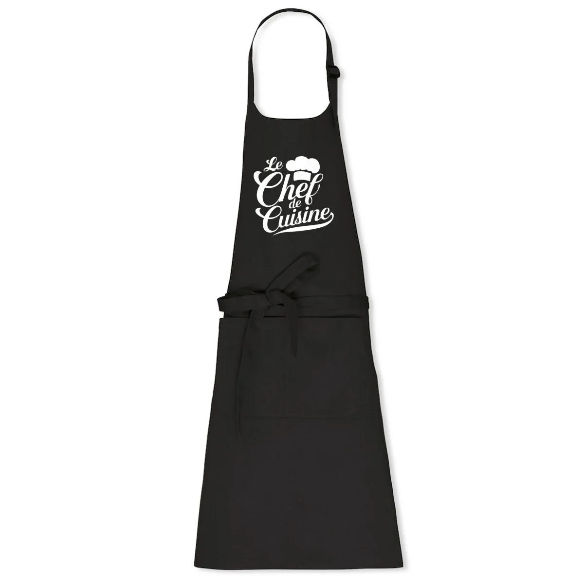 Tablier cuisine homme Le chef de cuisine - 100% coton bio Tablier cuisine homme Le chef de cuisine - 100% coton bio