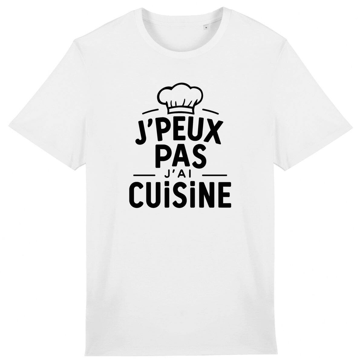 T Shirt « J&rsquo;peux pas j&rsquo;ai cuisine » – Pour Homme