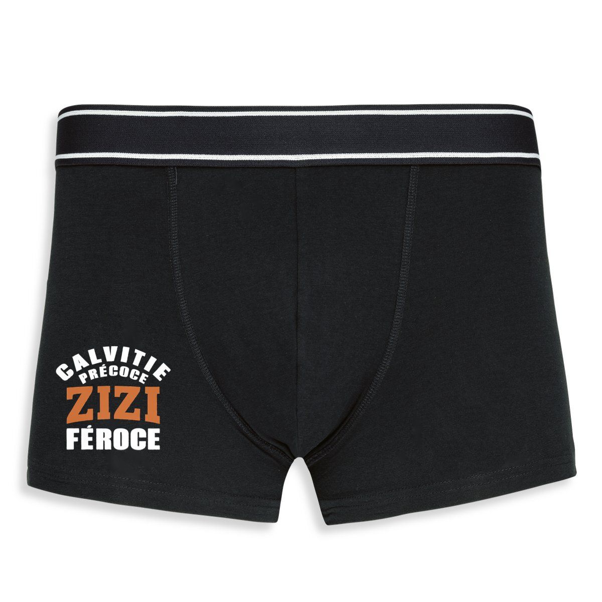 Sweat à Capuche Humour 'Calvitie Précoce Zizi Féroce' - Idée Cadeau Drôle Pour Homme Chauve, Anniversaire, Fête Des Pères