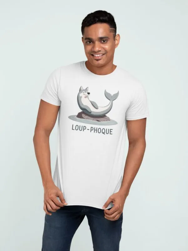 T shirt Loup-Phoque pour homme