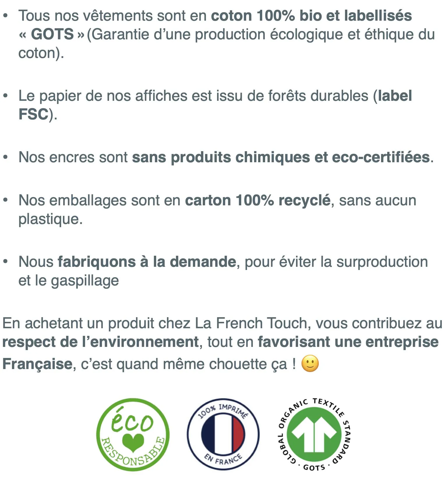 Un geste pour la planète