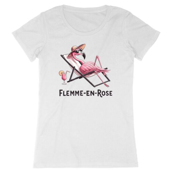 Tee Shirt Flemme en rose - Pour Femme