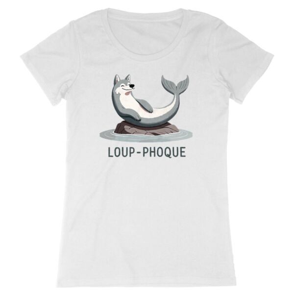 Tee Shirt Loup-Phoque - Pour Femme