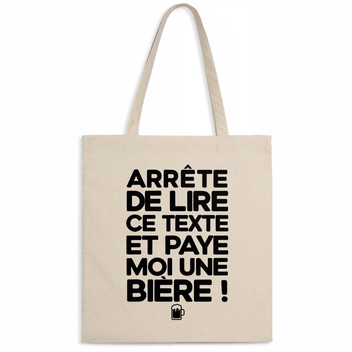 Tote bag Paye moi une bière Tote bag Paye moi une bière