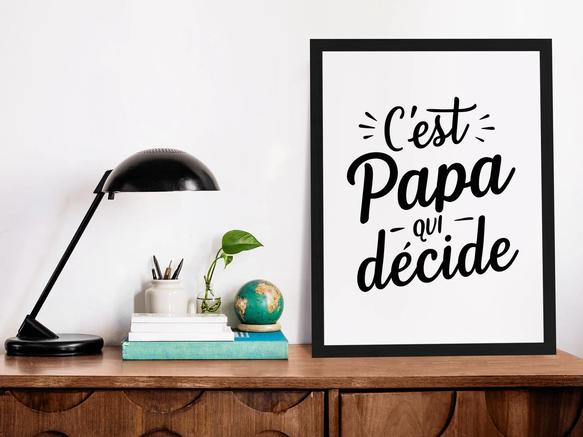 Affiche C'est papa qui décide Affiche C'est papa qui décide