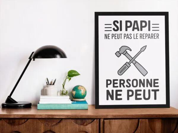 Poster si papi ne peux pas le reparer personne ne peut