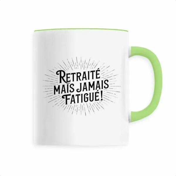 Mug Retraité mais jamais fatigué