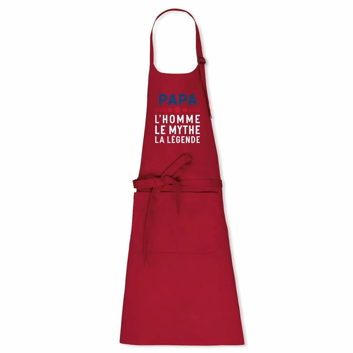 Tablier cuisine homme Papa, l'homme le mythe la légende - 100% coton bio Tablier cuisine homme Papa, l'homme le mythe la légende - 100% coton bio