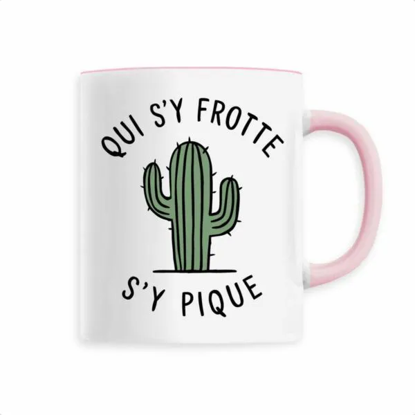 Mug Qui s'y frotte s'y pique Mug Qui s'y frotte s'y pique