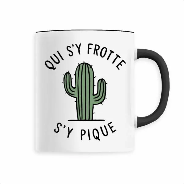Mug Qui s'y frotte s'y pique Mug Qui s'y frotte s'y pique