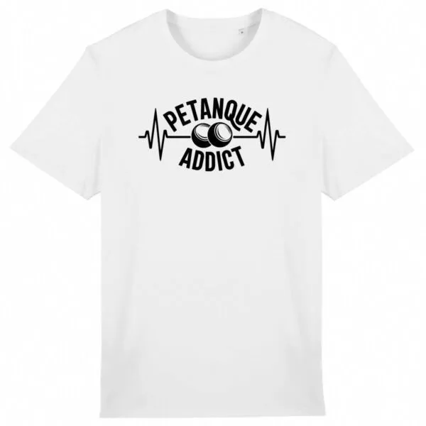 T Shirt Pétanque Addict - Pour Homme