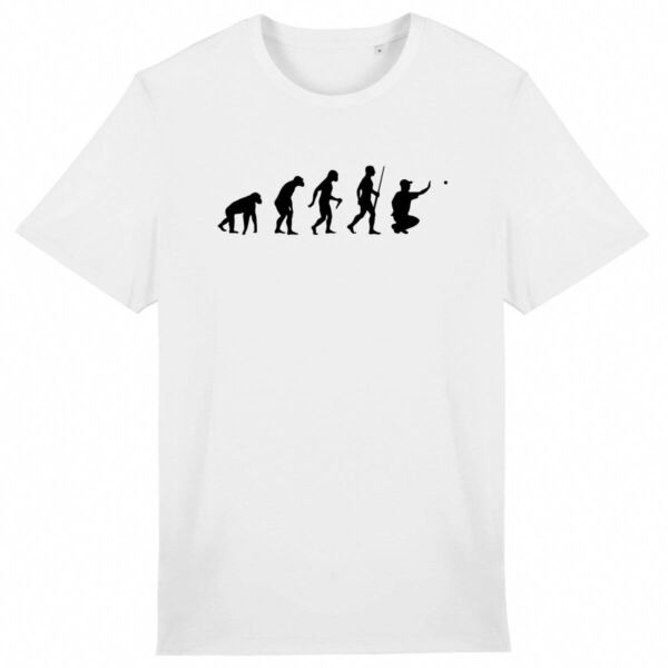 T Shirt Pétanque, évolution de l'homme - Pour Homme