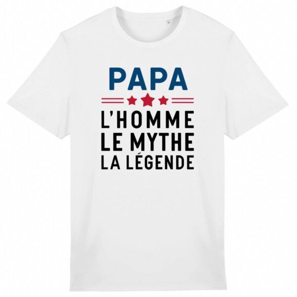 T Shirt Papa, l'homme le mythe la légende - Pour Homme