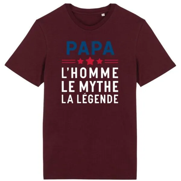 T Shirt Papa, l'homme le mythe la légende - Pour Homme T Shirt Papa, l'homme le mythe la légende - Pour Homme