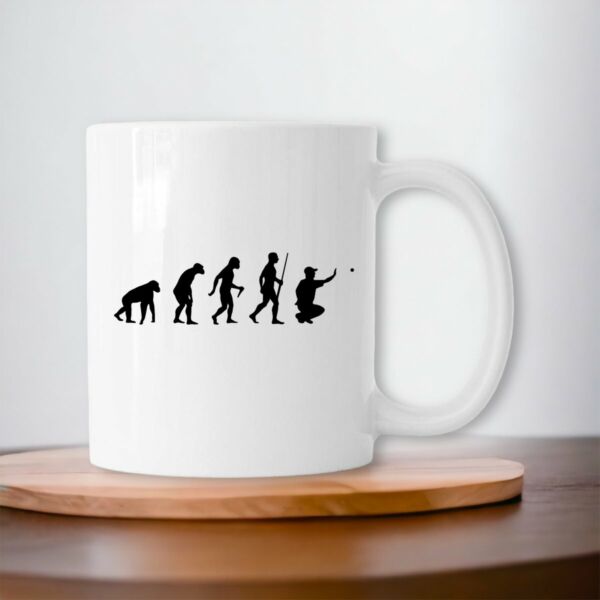 Mug Pétanque, évolution de l'homme
