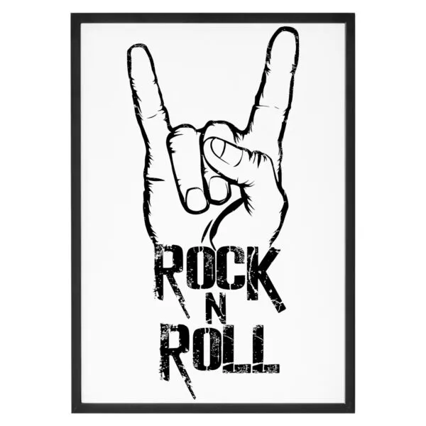 Poster rock n roll