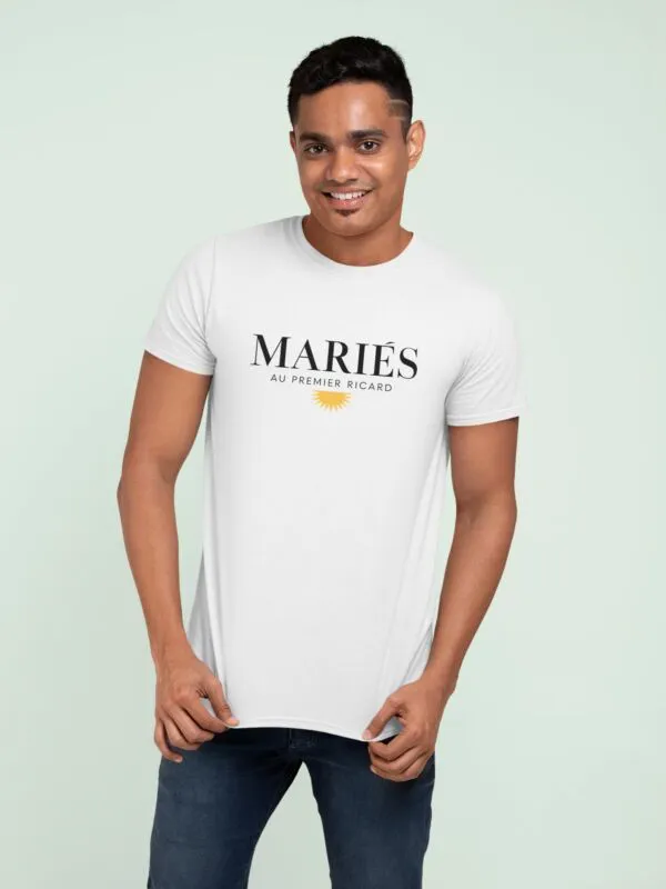 T-Shirt Homme Frais Comme Un Ricard - Pastis Apéritif Humoristique