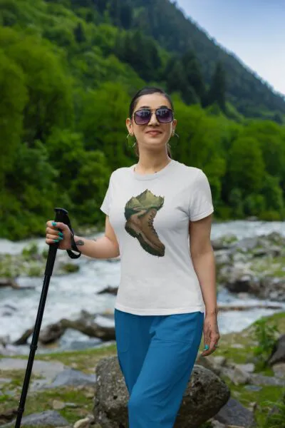 Tee Shirt Randonnée à la montagne 2 - Pour Femme