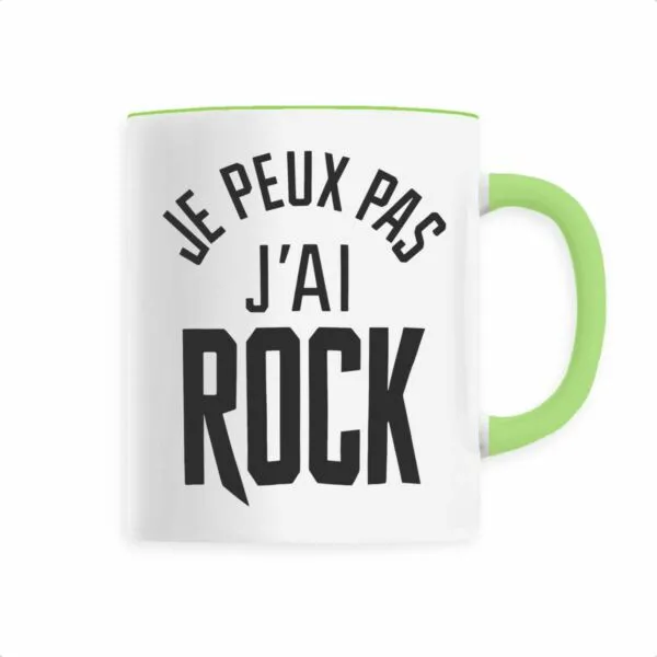 Mug Je peux pas j'ai rock Mug Je peux pas j'ai rock