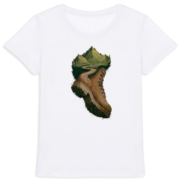 Tee Shirt Randonnée à la montagne 2  - Pour Femme